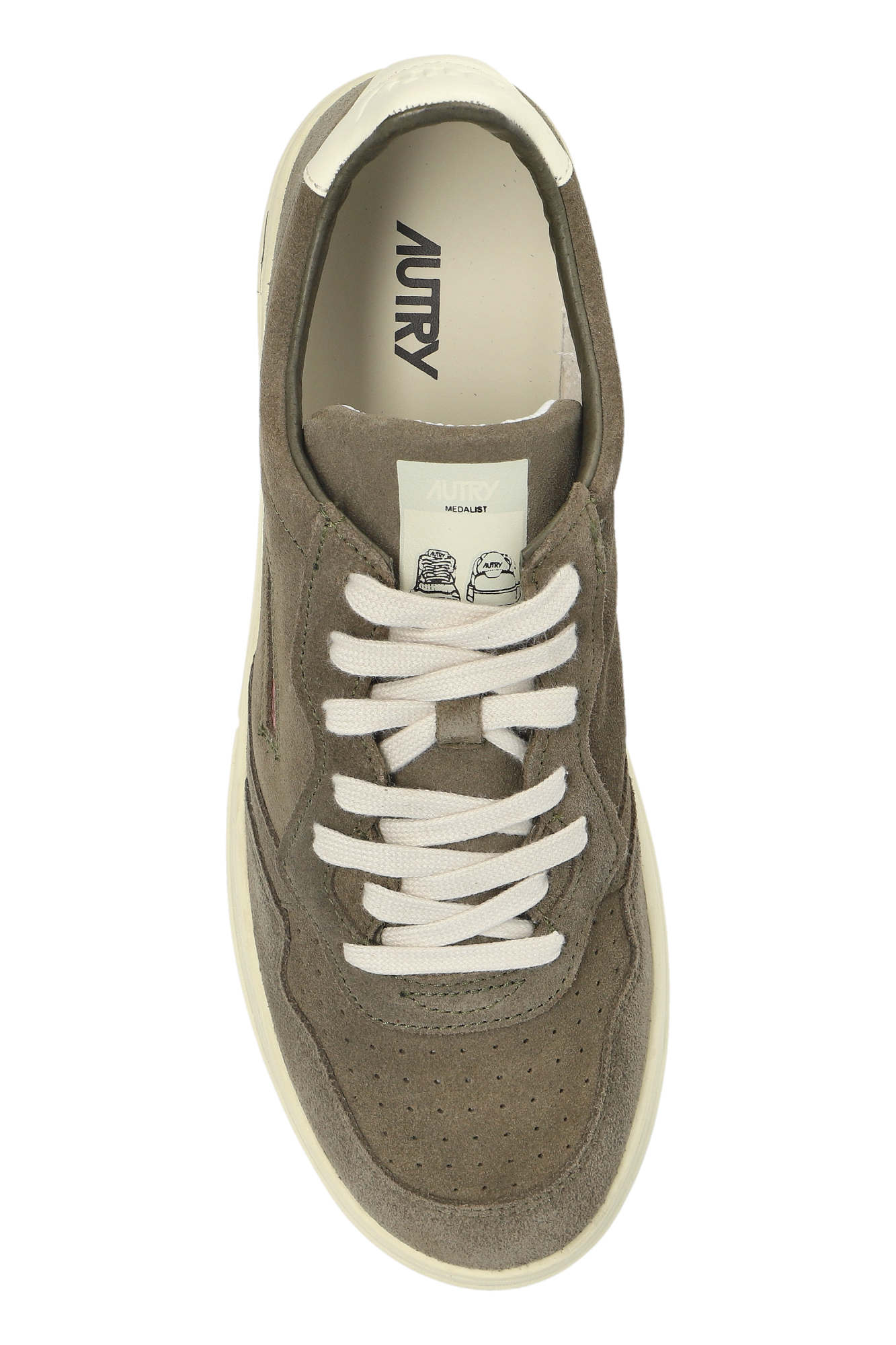 スニーカー AUTRY Men Sneakers Green AULM UH04 New AUTRY Mens MEDALIST LOW AULM WB03 WHITE/GREEN EUR 40